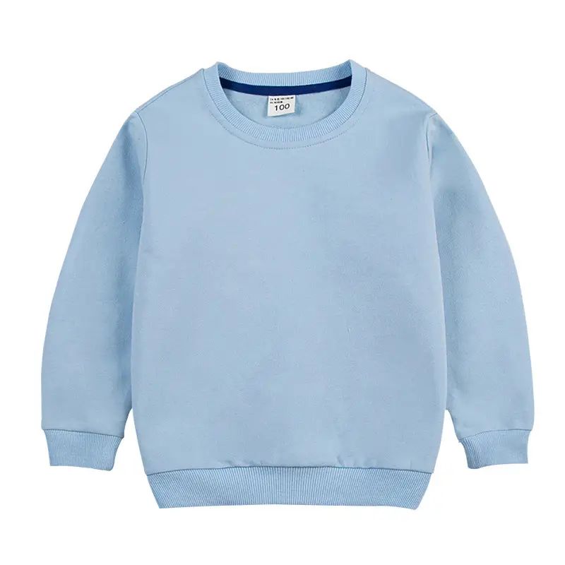 Men Navy Solid Sweatshirt Long Sleeve Winter Wear - Image 12