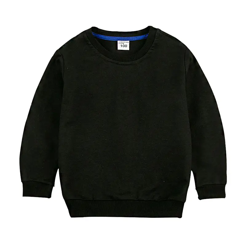 Men Navy Solid Sweatshirt Long Sleeve Winter Wear - Image 6