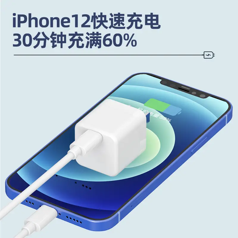 25W Fast Charging Charger for iPhone 13 & Android