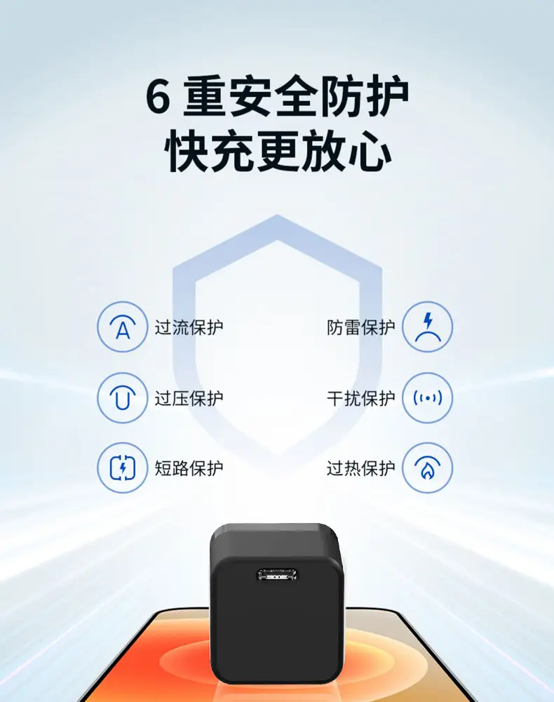 3C Certified USB-C Phone Charger Fast Charging — feature 11
