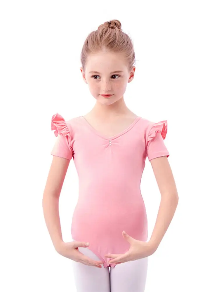 Girls Blue Butterfly Dance Dress Short Sleeve Split Set - Image 13