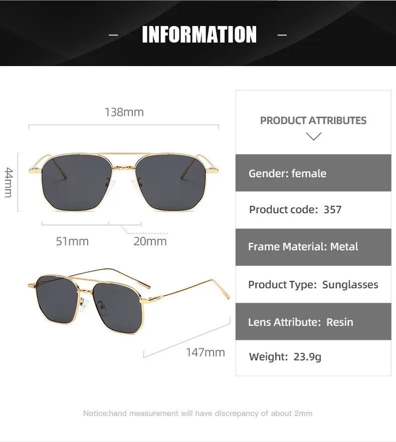 Huang Zitao Anti-blue Metal Sunglasses — feature 12
