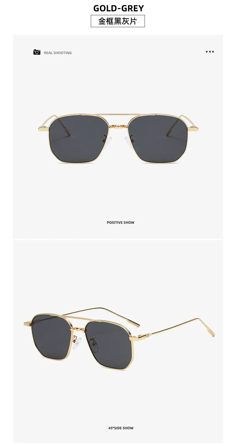 Huang Zitao Anti-blue Metal Sunglasses — feature 14