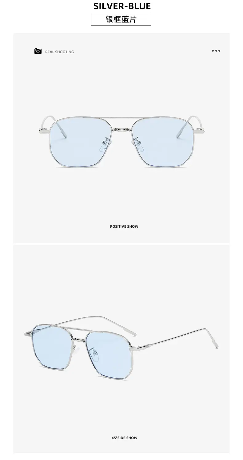 Huang Zitao Anti-blue Metal Sunglasses — feature 15