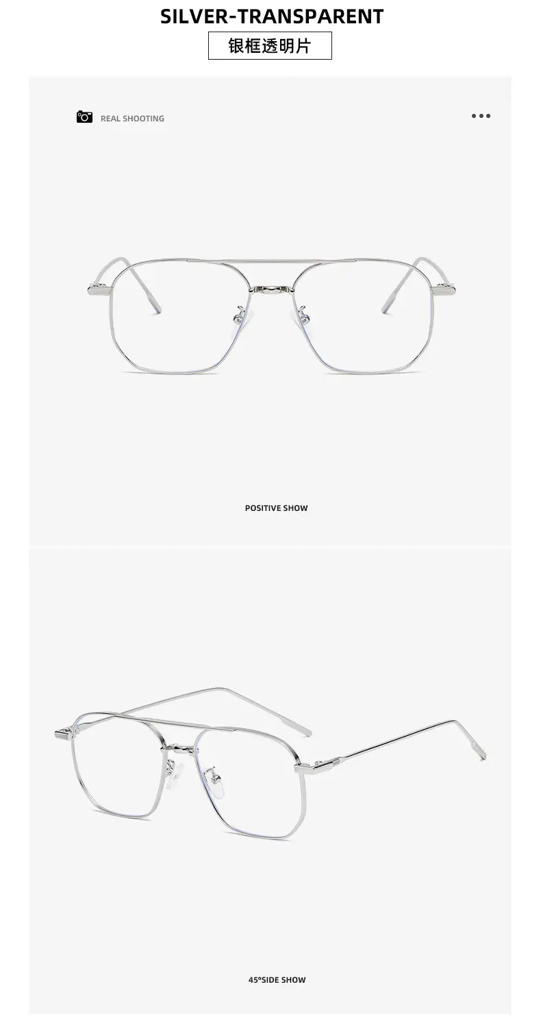 Huang Zitao Anti-blue Metal Sunglasses — feature 18