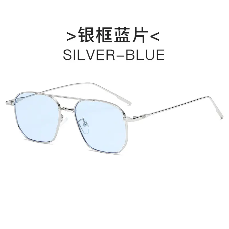 Huang Zitao Anti-blue Metal Sunglasses - Image 4