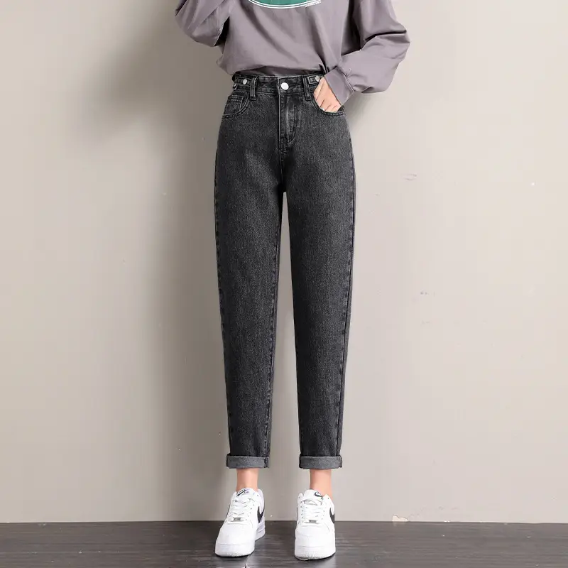 Harlan Jeans Women's Wide Leg Radish Dad Pants 2021 - Image 2