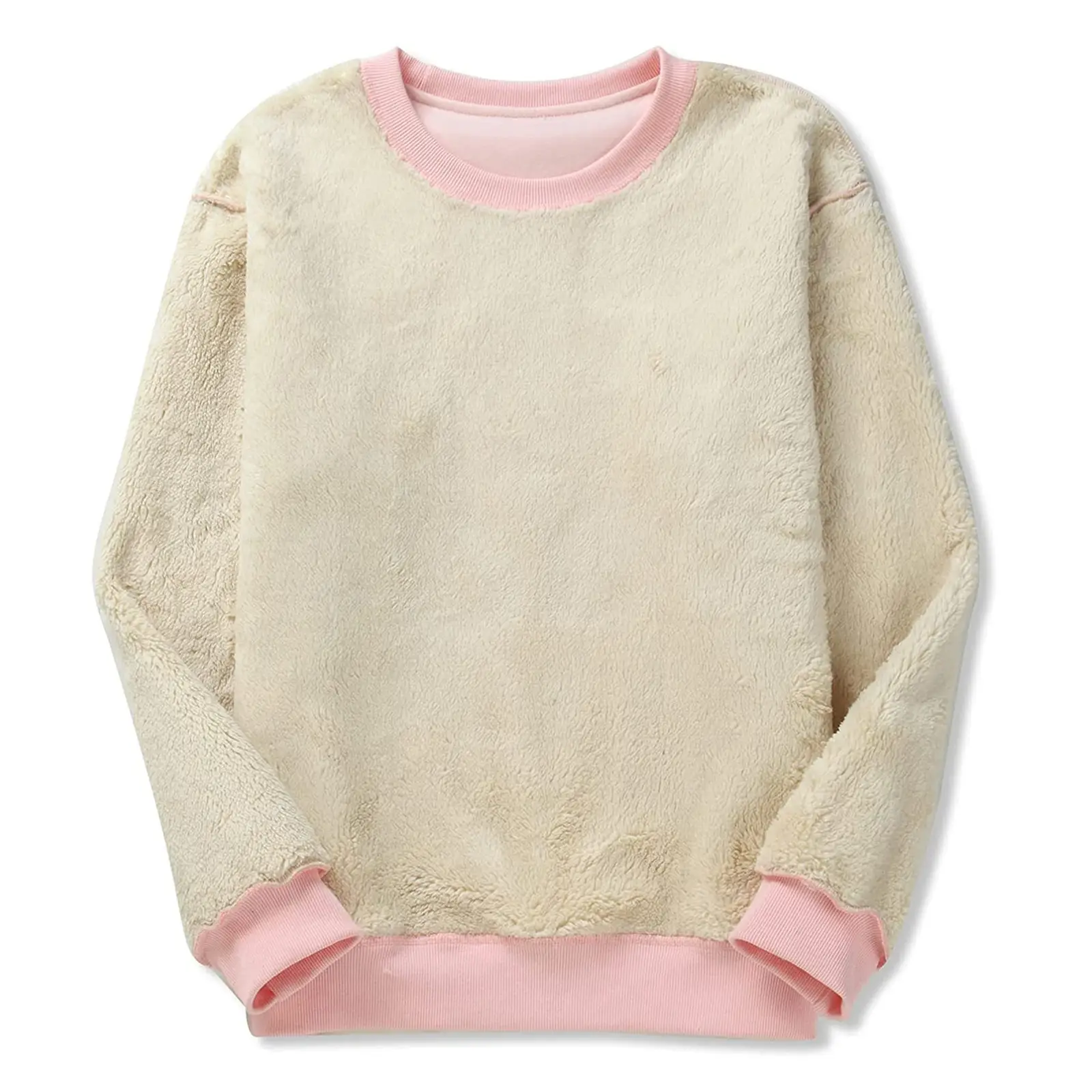 Women's 2021 Black Padded Crew Neck Sweater - Image 8