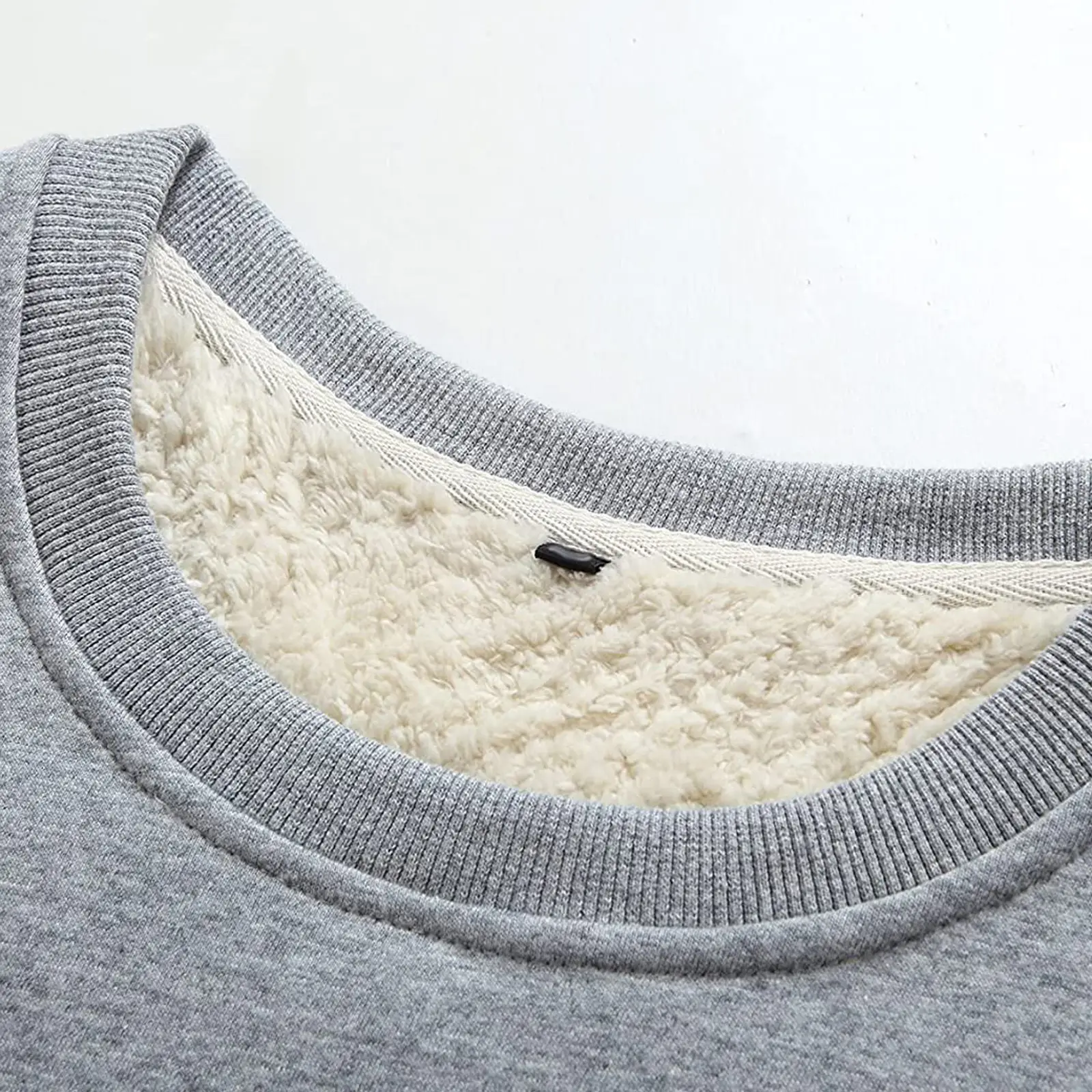 Women's 2021 Black Padded Crew Neck Sweater — feature 8