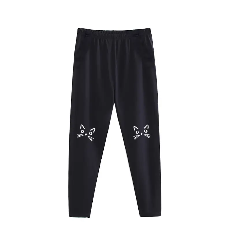 Fat Kids Fleece Leggings Plus Size Elastic Winter Warm - Image 5