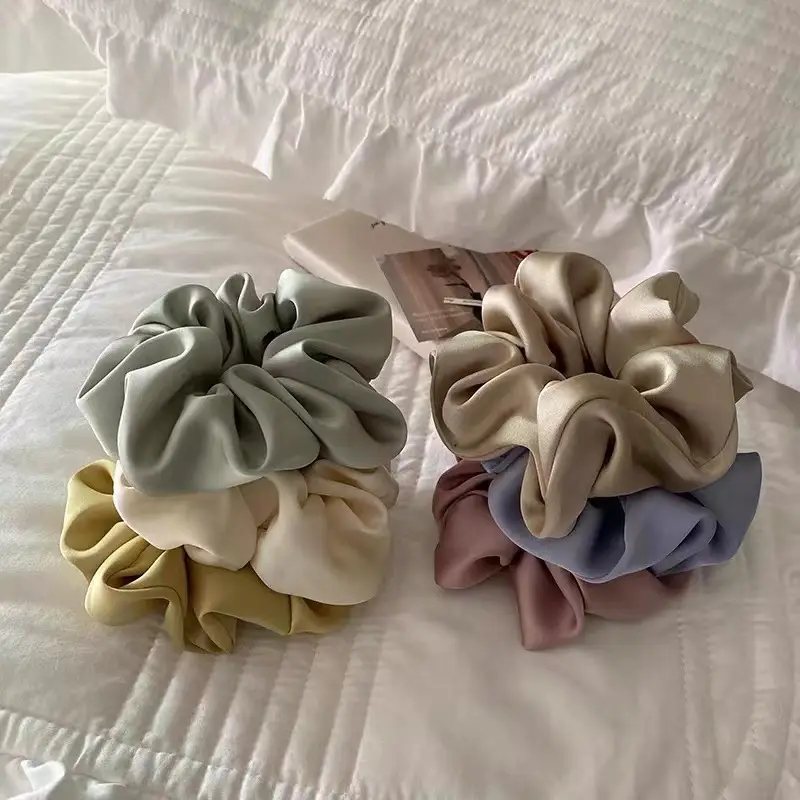 Satin Silk Hair Ring for Women Elegant Hair Accessory - Image 25