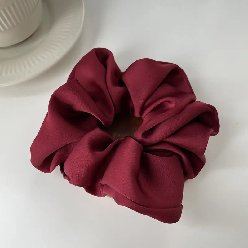 Satin Silk Hair Ring for Women Elegant Hair Accessory - Image 9