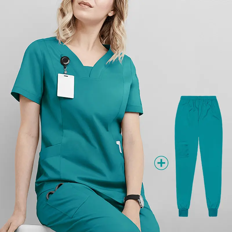 Green Stomatology & Hospital Work Suit for Nurses & Doctors - Image 5