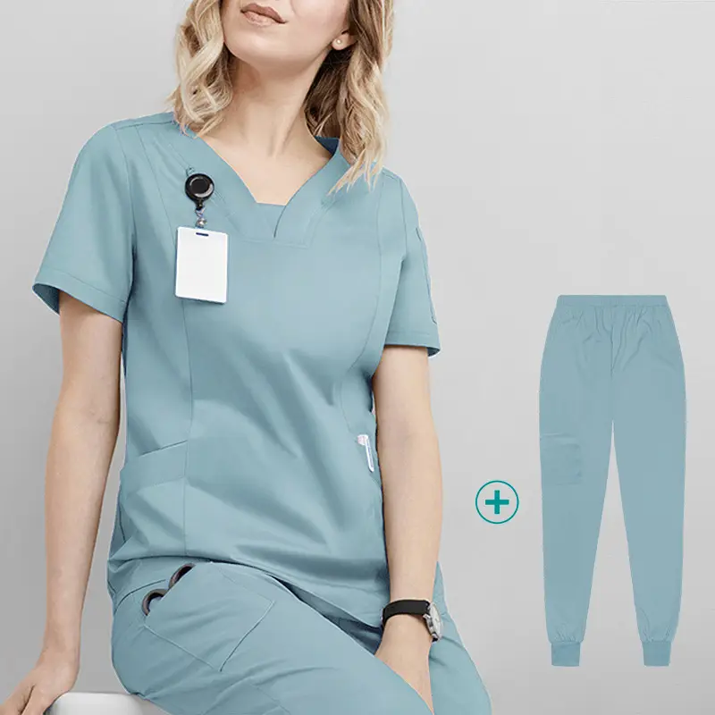 Green Stomatology & Hospital Work Suit for Nurses & Doctors - Image 7