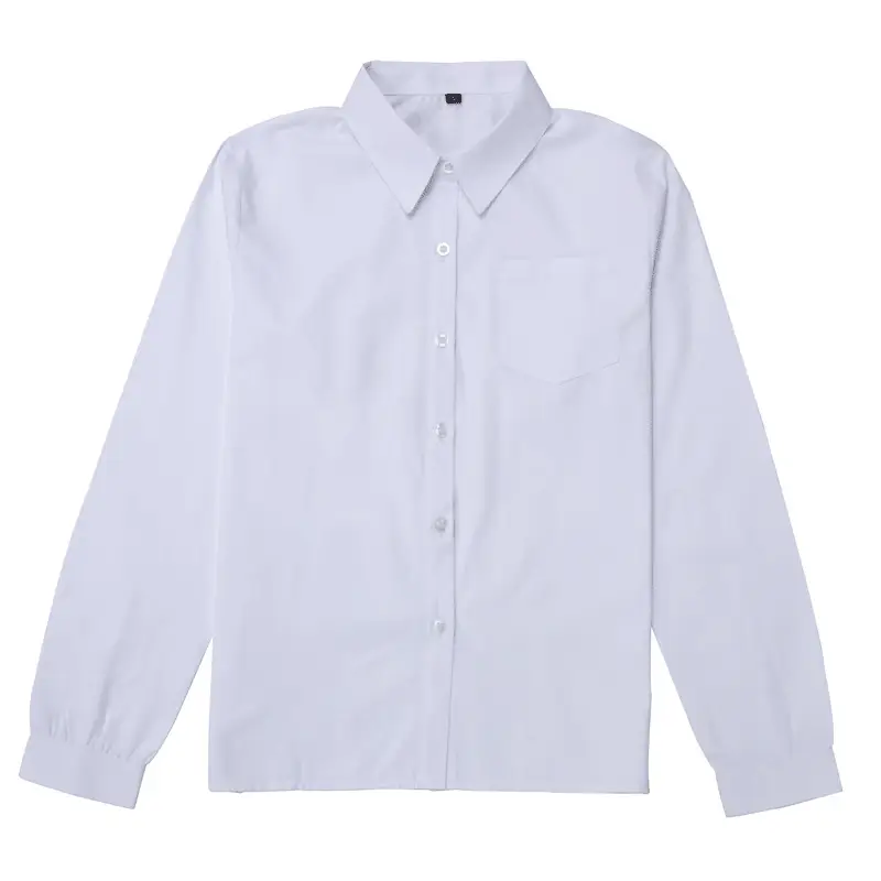 White Embroidered Shirt for Women Winter Wear