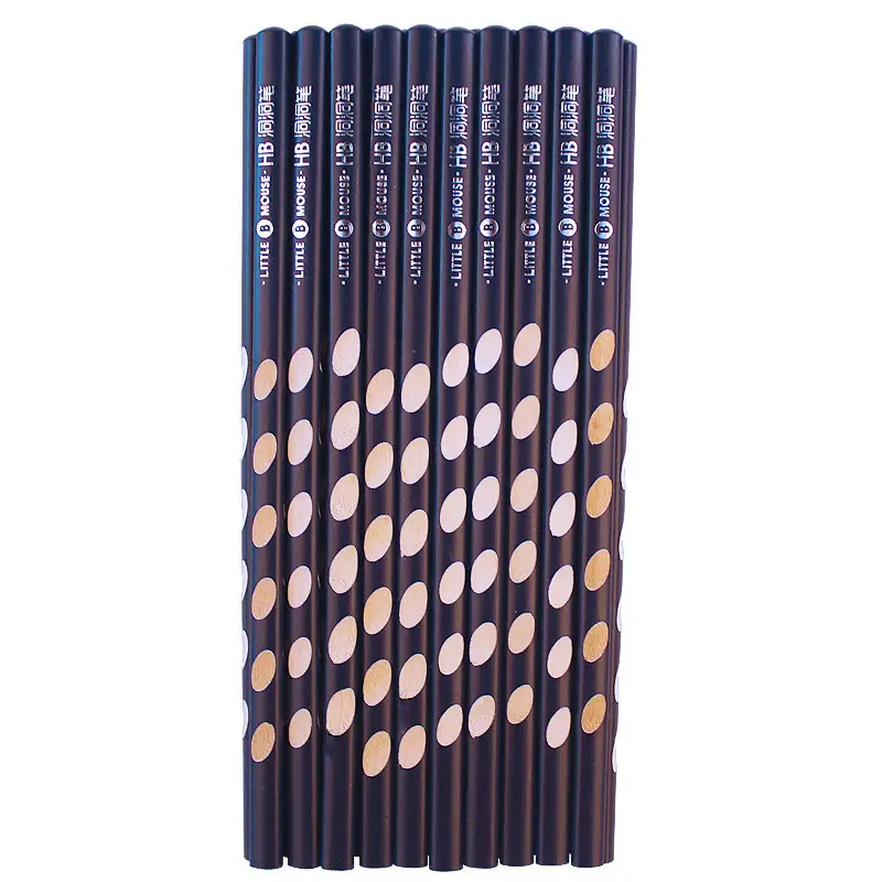 Factory Wholesale Hole Pencil Primary School Students Special 2B Pencil Sketch Painting Triangle Pole Hb Pencil Kidsren's Stationery - Image 9