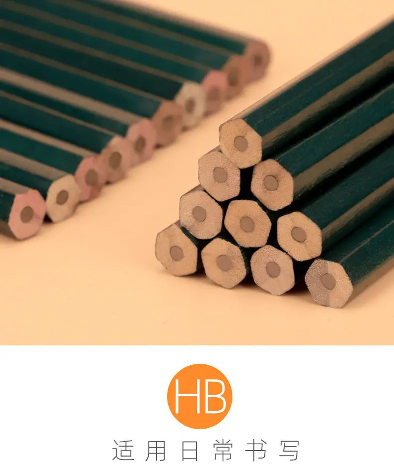 Factory Wholesale Hole Pencil Primary School Students Special 2B Pencil Sketch Painting Triangle Pole Hb Pencil Kidsren's Stationery — feature 24