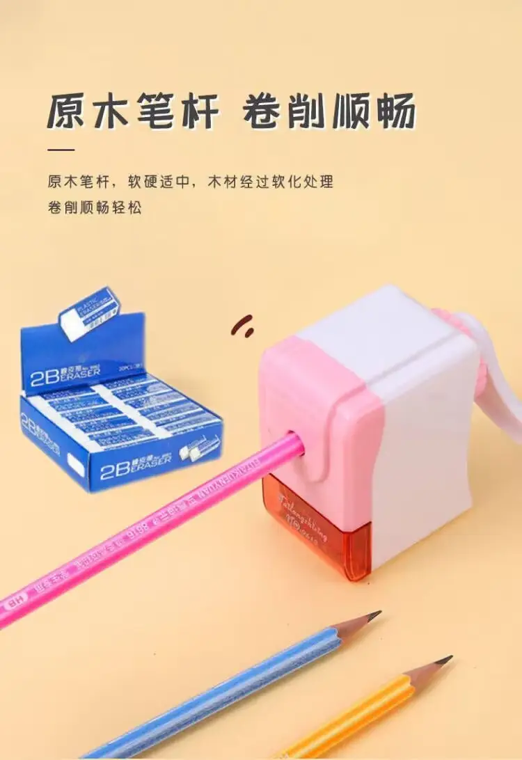 Factory Wholesale Hole Pencil Primary School Students Special 2B Pencil Sketch Painting Triangle Pole Hb Pencil Kidsren's Stationery — feature 29