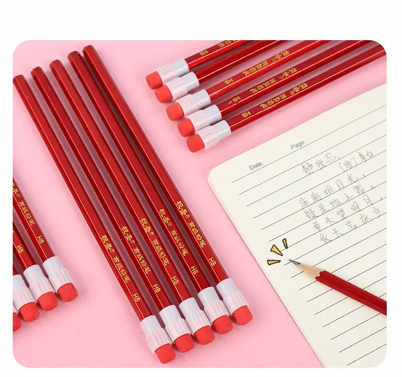 Factory Wholesale Hole Pencil Primary School Students Special 2B Pencil Sketch Painting Triangle Pole Hb Pencil Kidsren's Stationery — feature 45