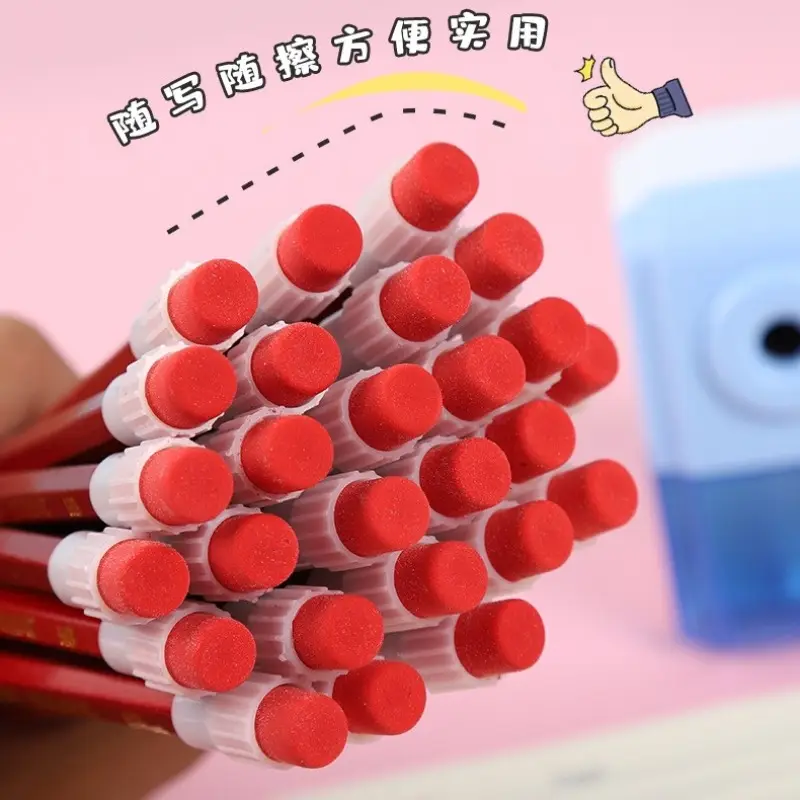 Factory Wholesale Hole Pencil Primary School Students Special 2B Pencil Sketch Painting Triangle Pole Hb Pencil Kidsren's Stationery - Image 4