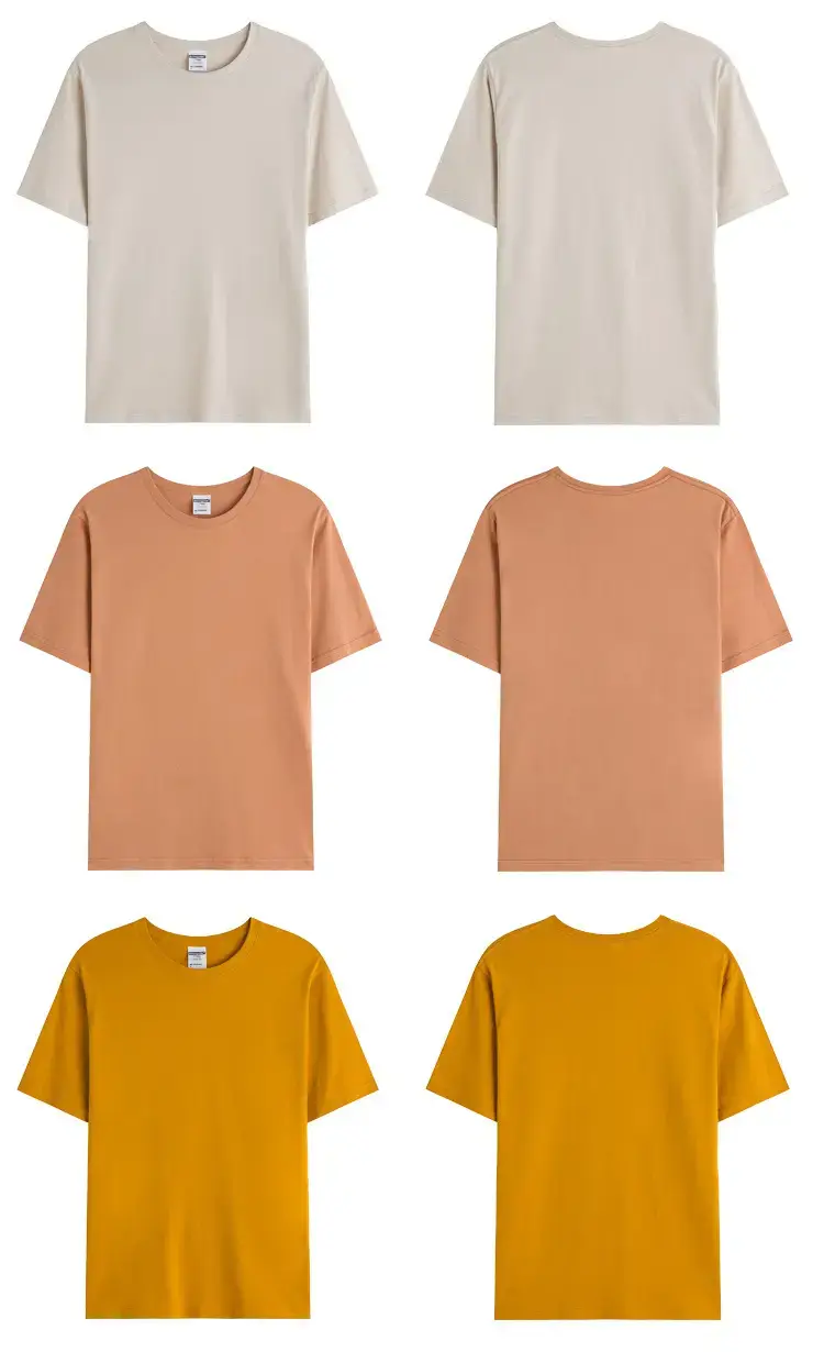 Men Grey Round Neck T-Shirt 190g — feature 18