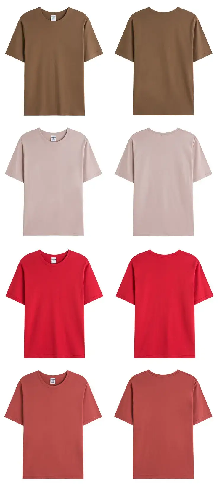 Men Grey Round Neck T-Shirt 190g — feature 19