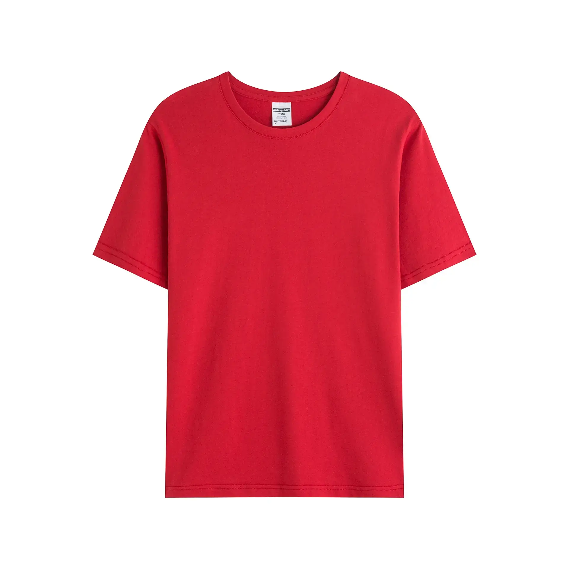 Men Grey Round Neck T-Shirt 190g - Image 11