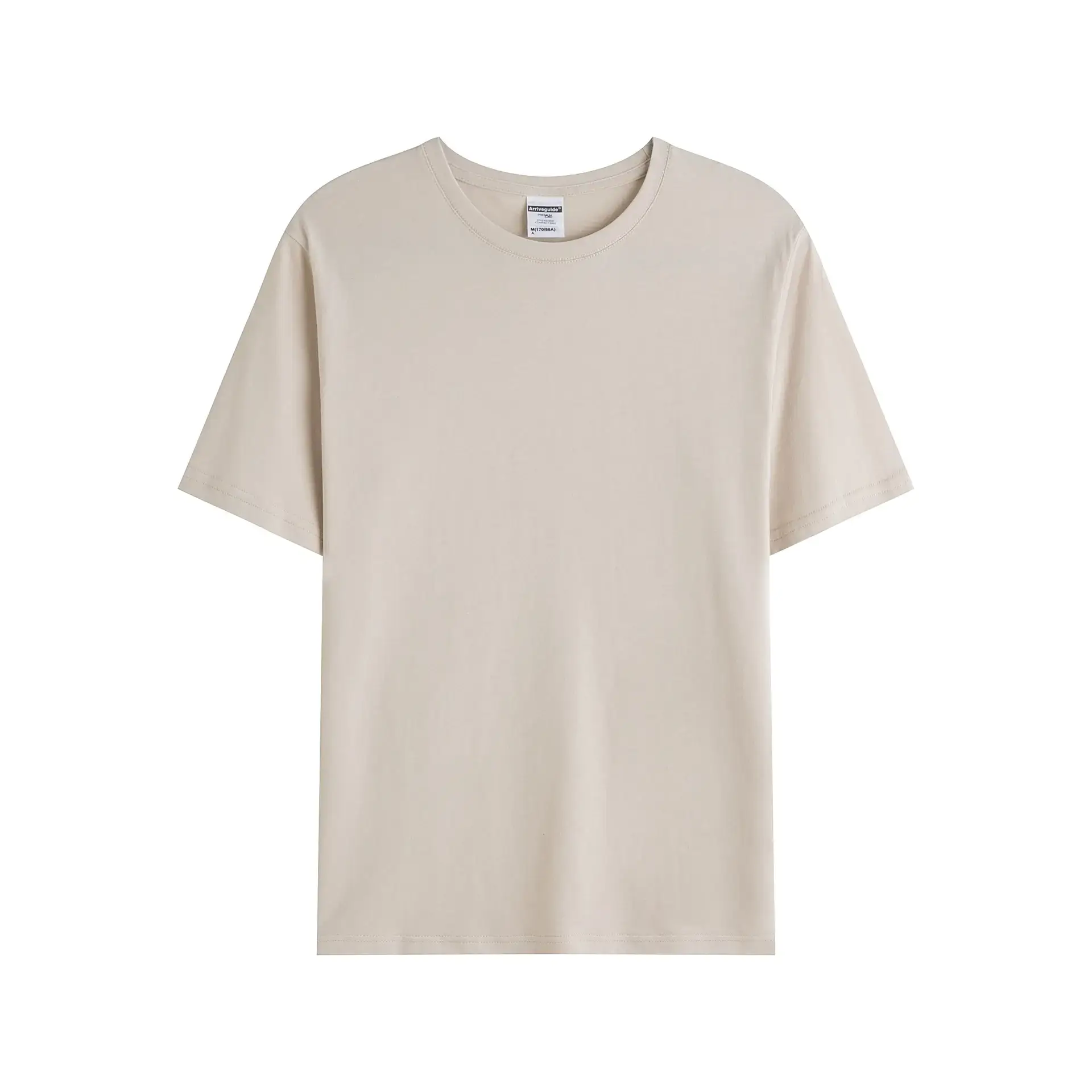 Men Grey Round Neck T-Shirt 190g - Image 12