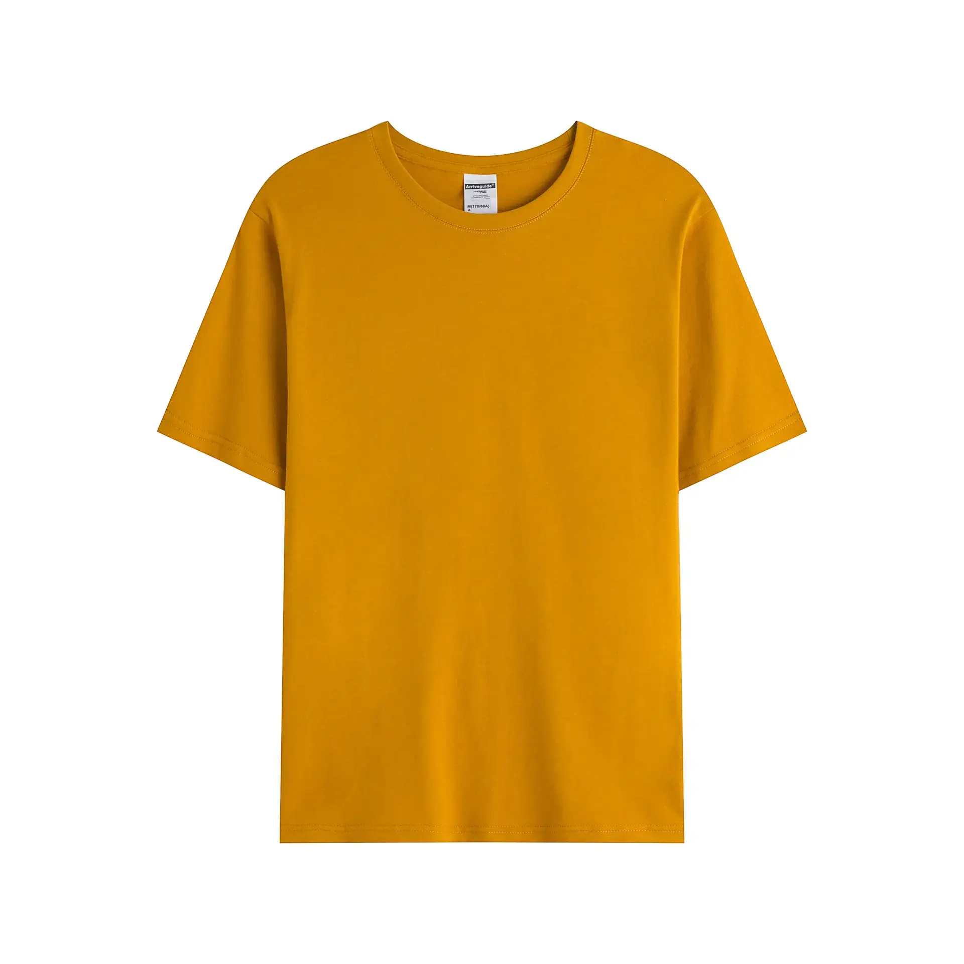 Men Grey Round Neck T-Shirt 190g - Image 14