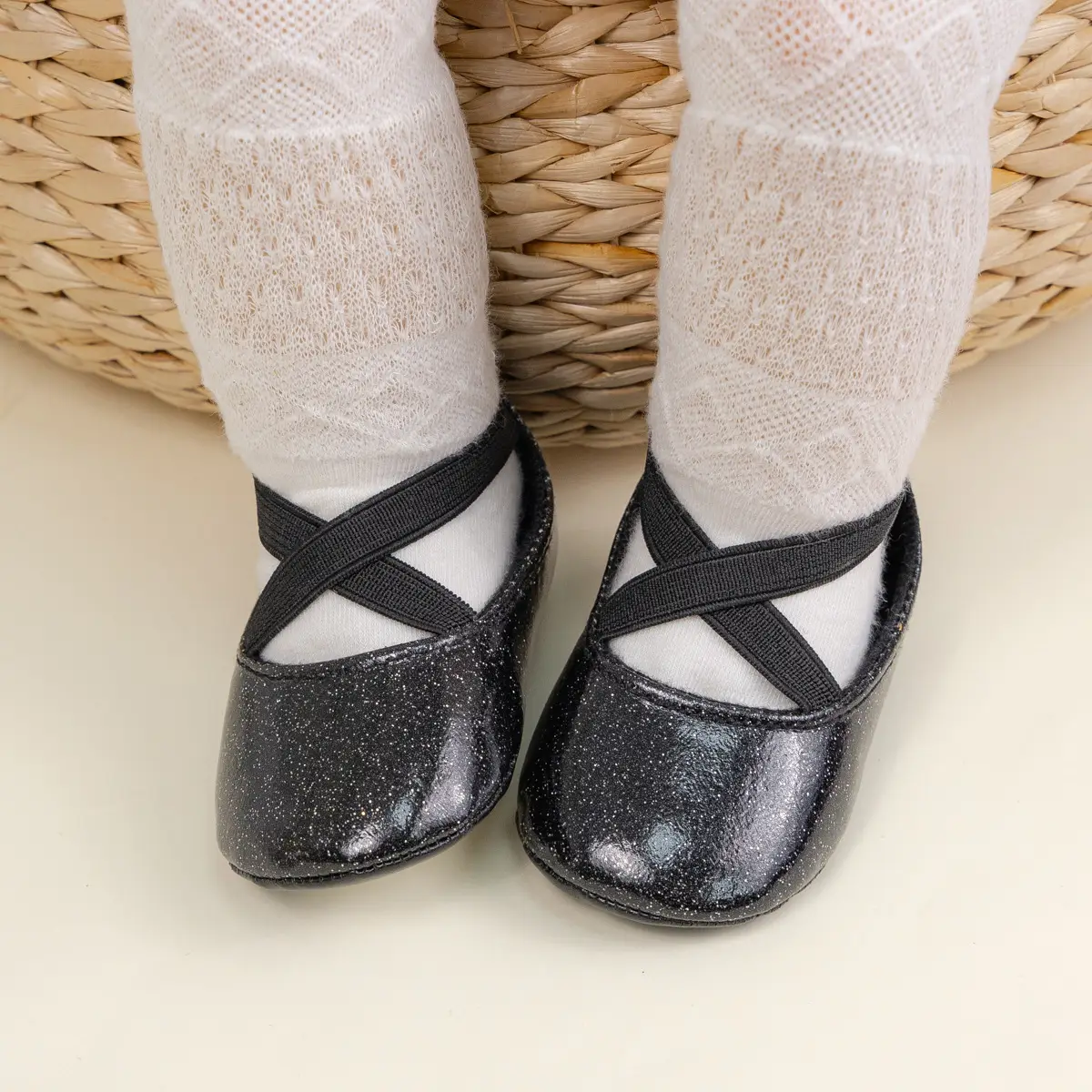 Gold Sequin Princess Baby Shoes Non-Slip Soft Sole — feature 10