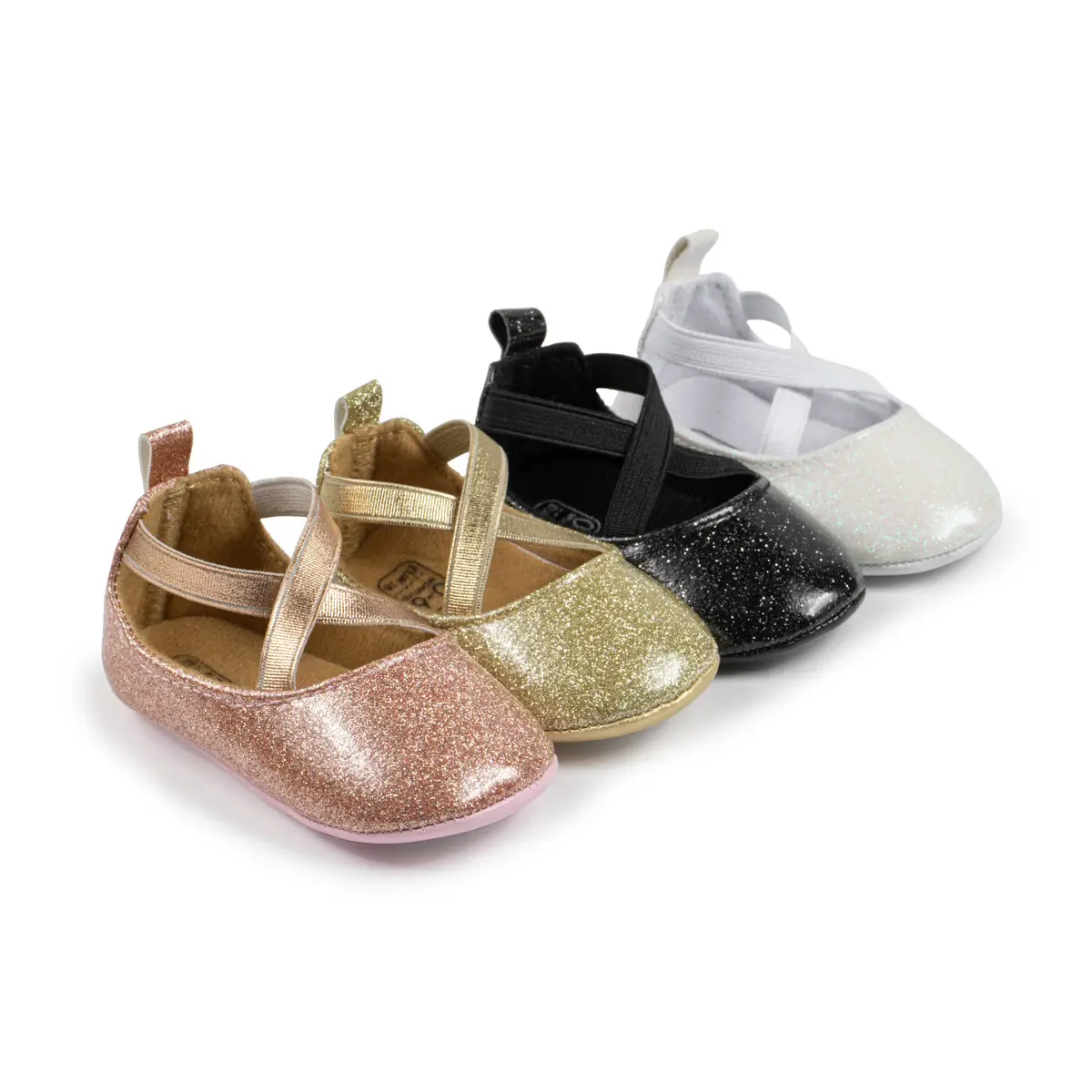 Gold Sequin Princess Baby Shoes Non-Slip Soft Sole — feature 14