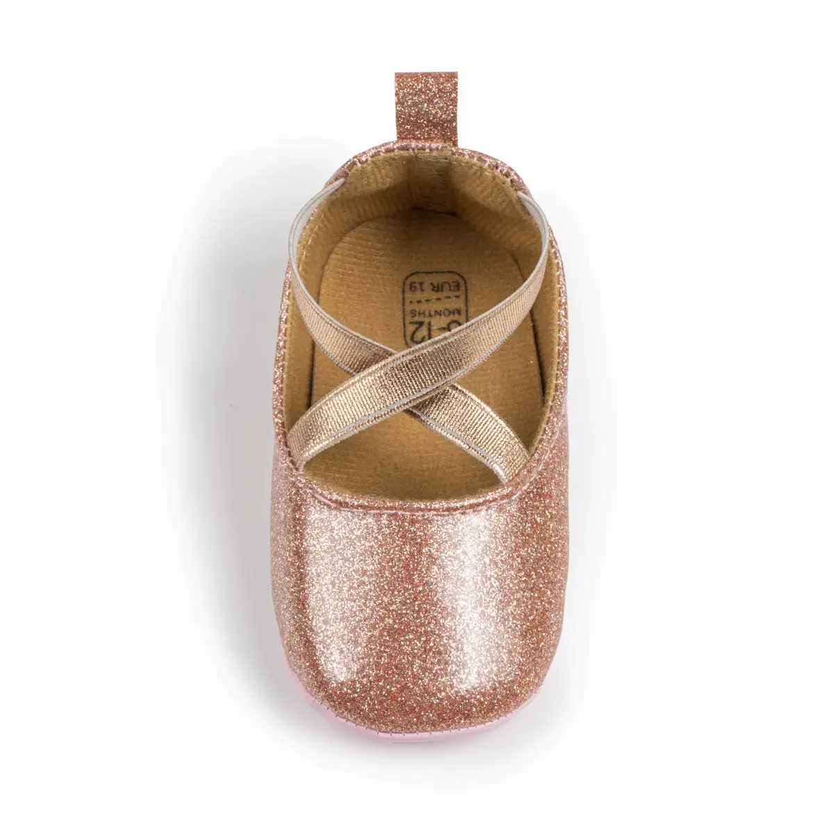 Gold Sequin Princess Baby Shoes Non-Slip Soft Sole — feature 18