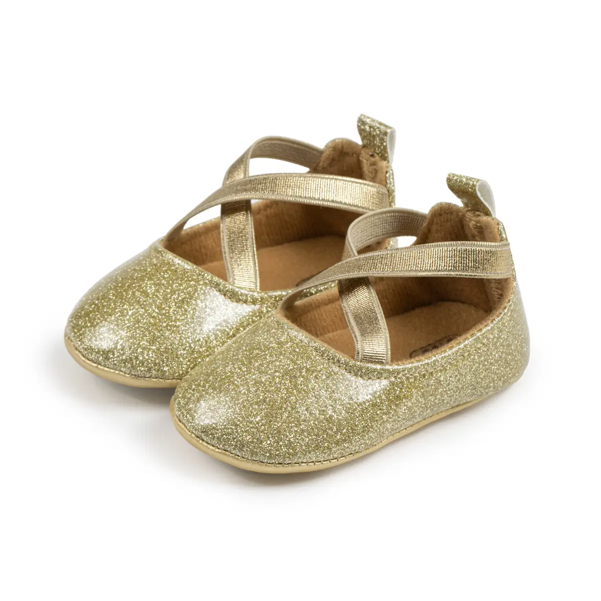 Gold Sequin Princess Baby Shoes Non-Slip Soft Sole — feature 21
