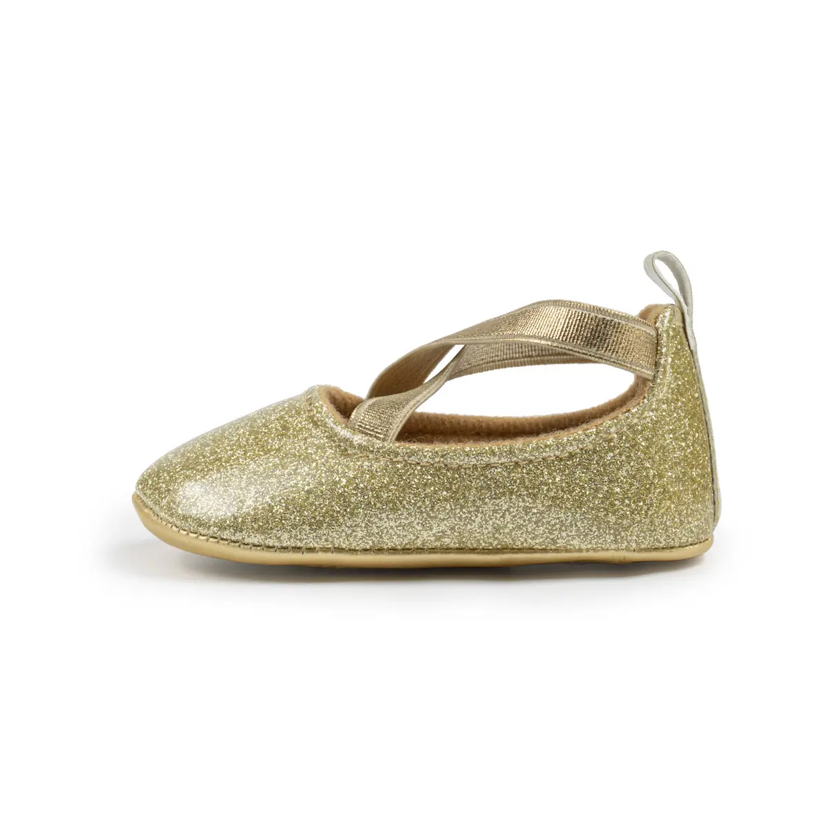 Gold Sequin Princess Baby Shoes Non-Slip Soft Sole — feature 22