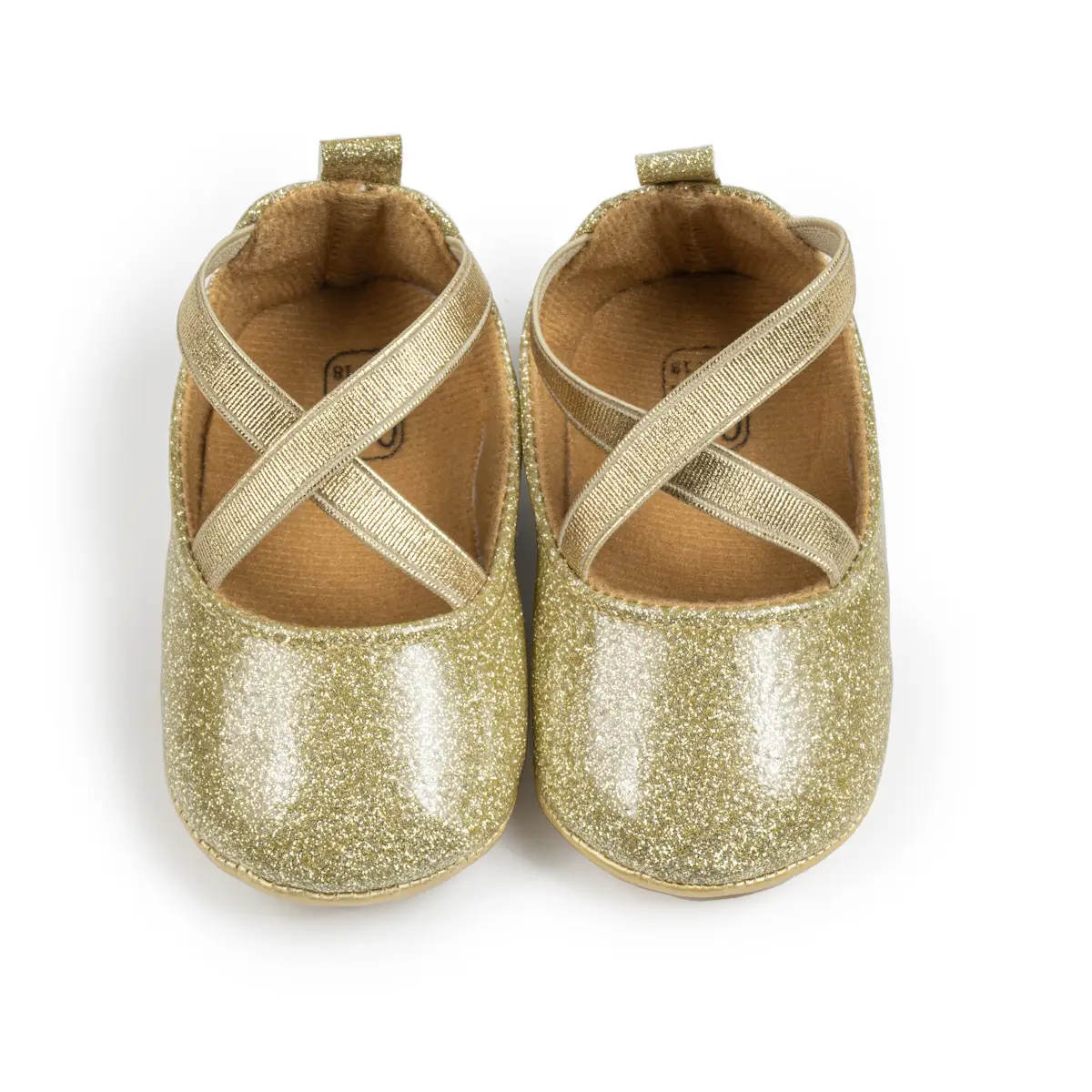 Gold Sequin Princess Baby Shoes Non-Slip Soft Sole — feature 23