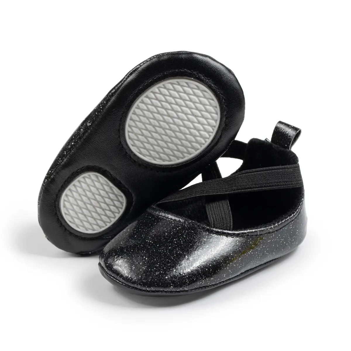 Gold Sequin Princess Baby Shoes Non-Slip Soft Sole — feature 26