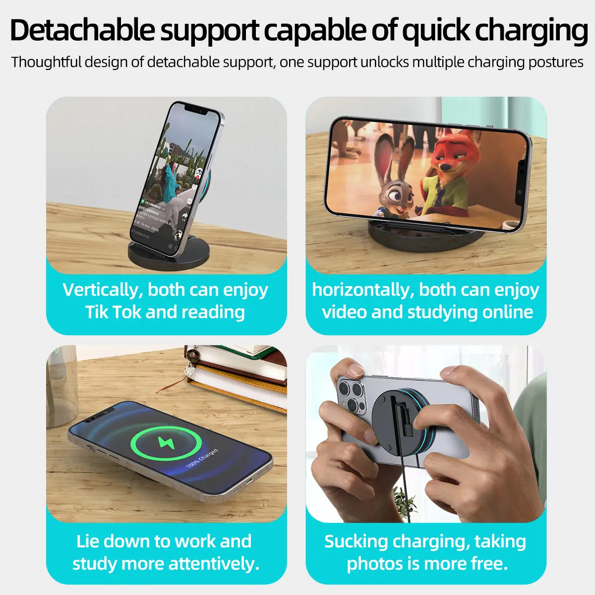 Magnetic Wireless Charger for iPhone 15 Pro Max 15W - Image 2