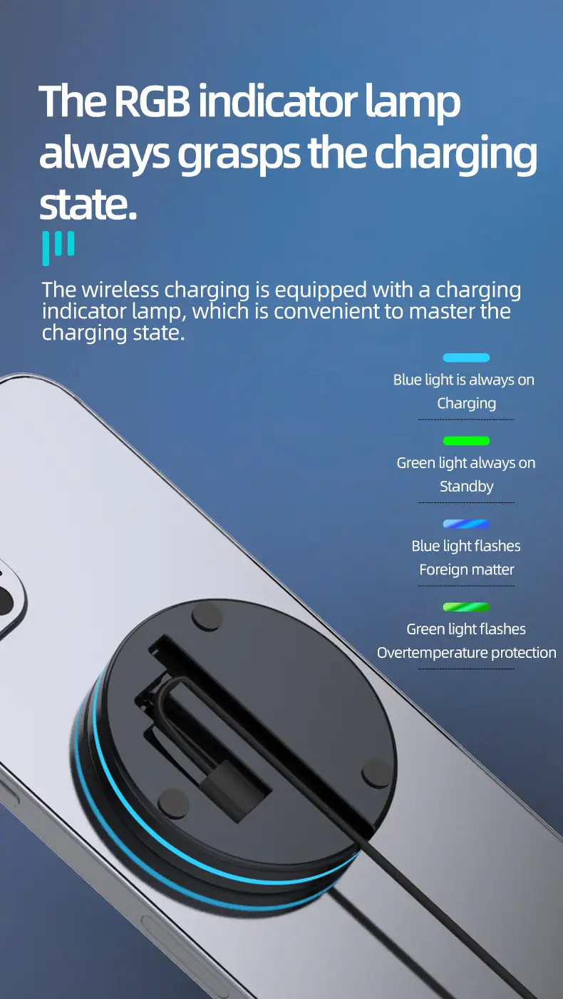 Magnetic Wireless Charger for iPhone 15 Pro Max 15W — feature 12