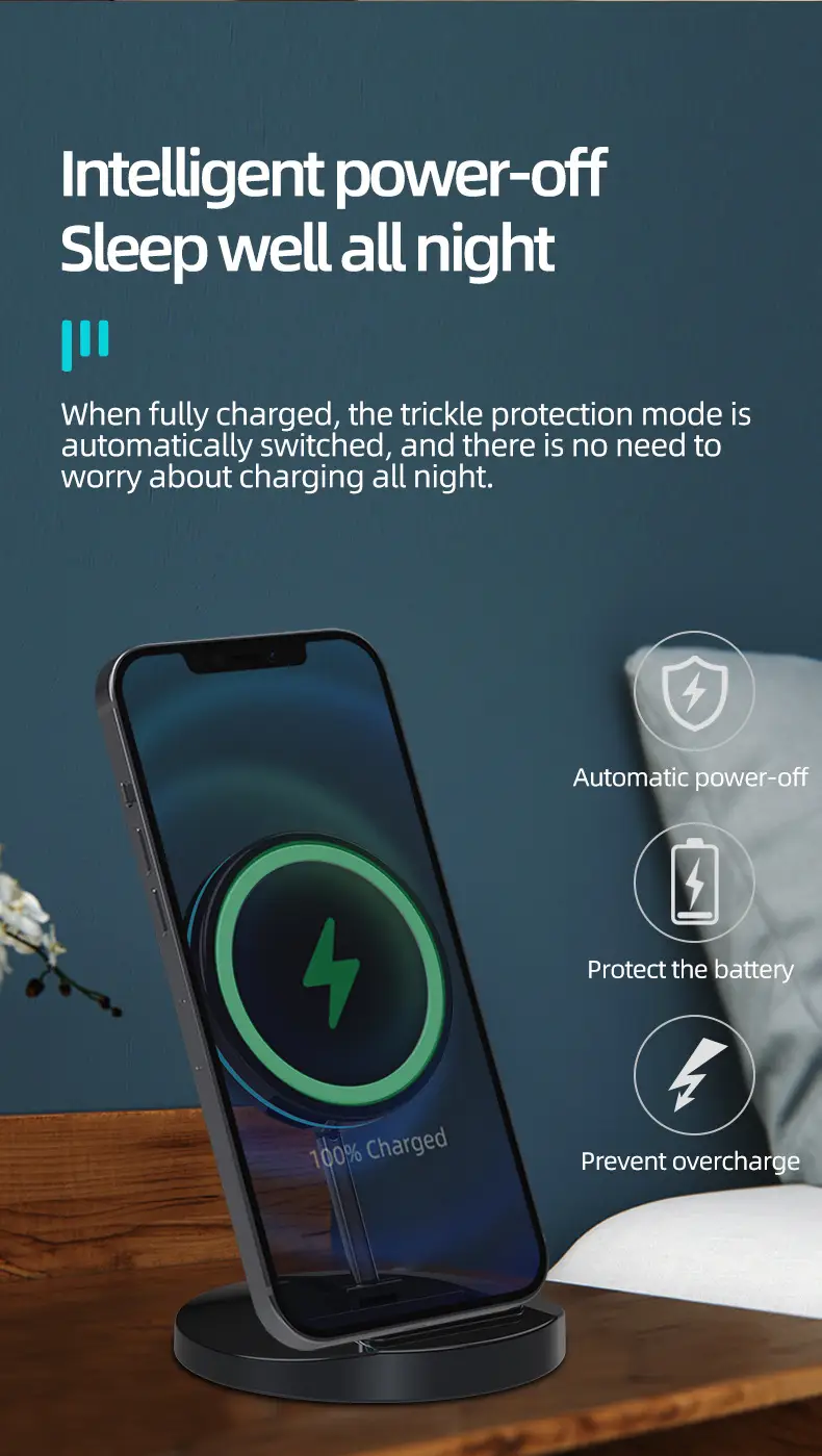 Magnetic Wireless Charger for iPhone 15 Pro Max 15W — feature 14