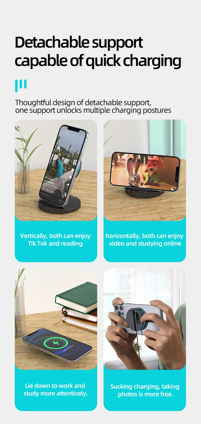 Magnetic Wireless Charger for iPhone 15 Pro Max 15W — feature 5