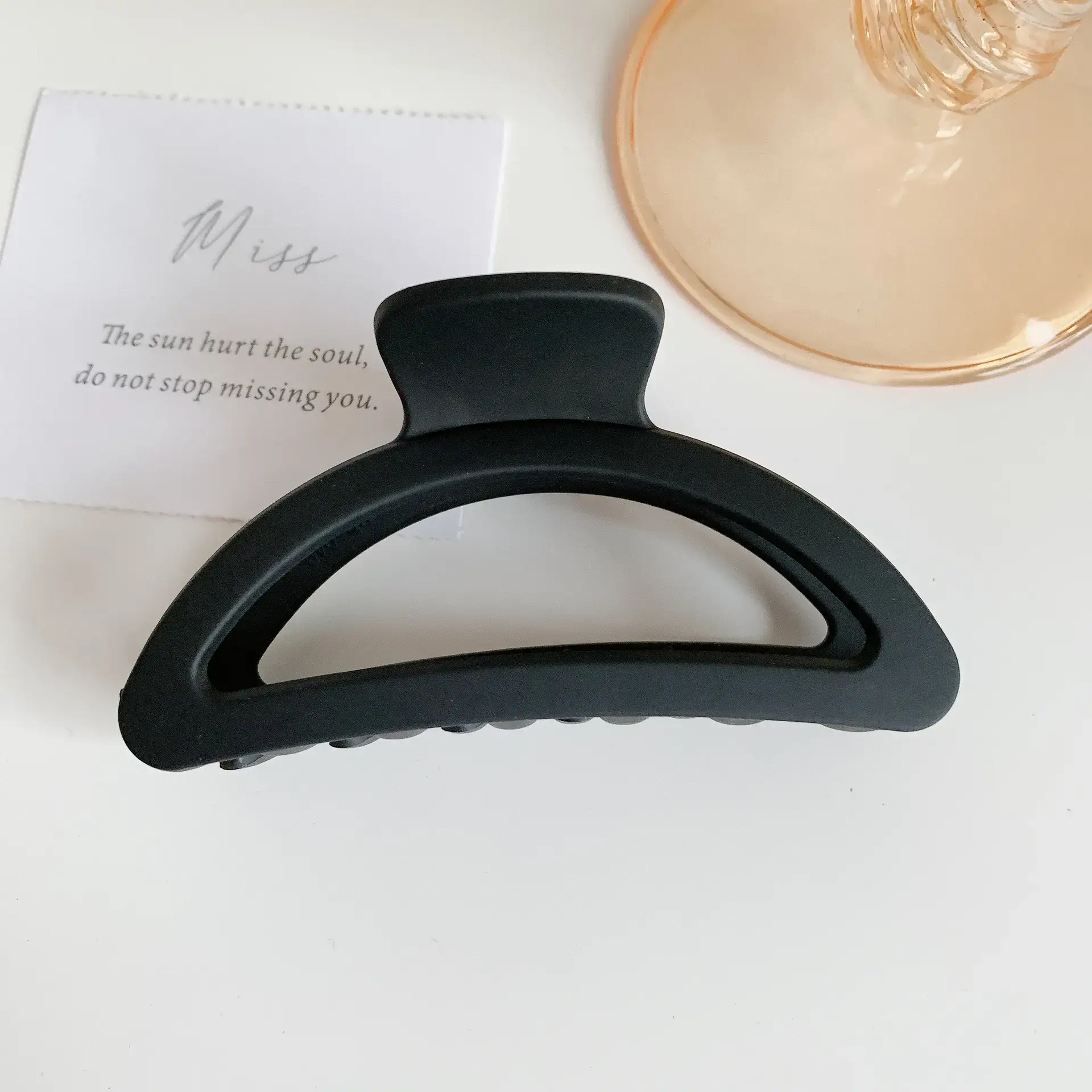 Korean Style Frosted Hairpin Clips Women Large Shower Hairpin Back Head Shark Clip Grab - Image 9