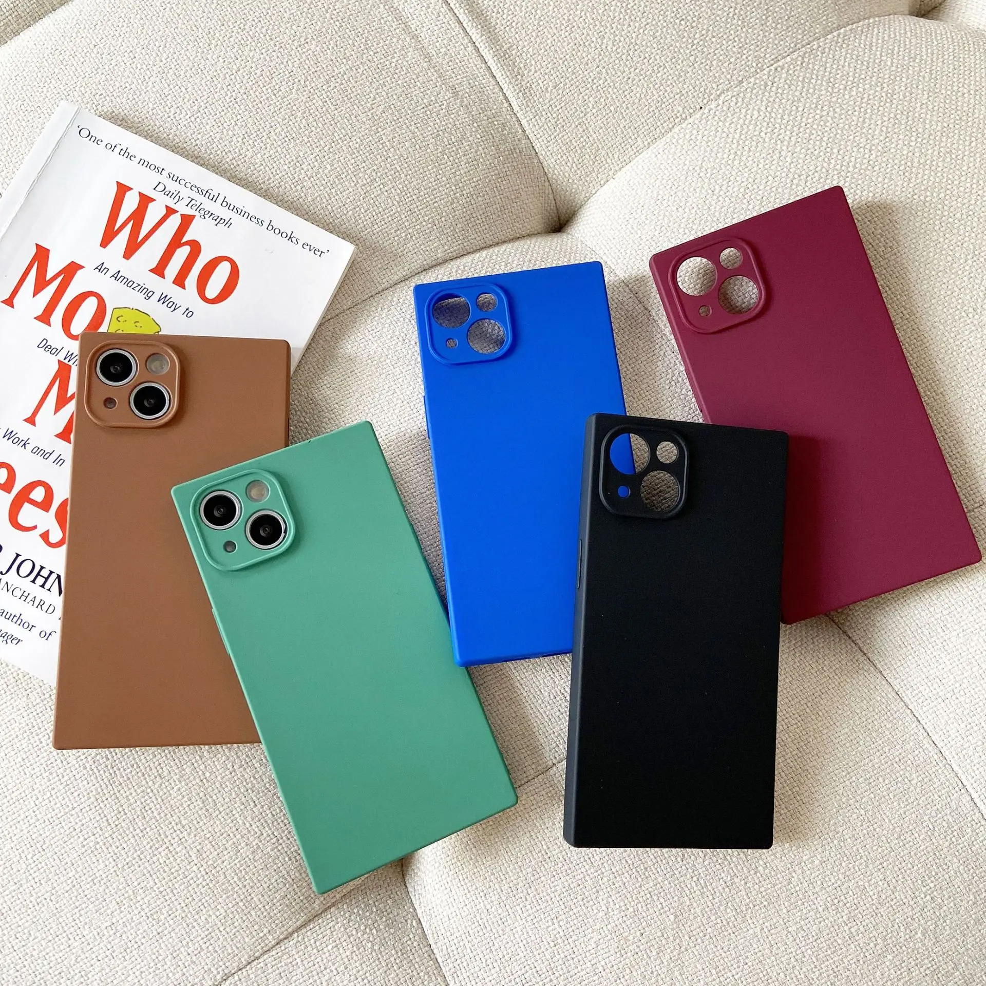 Blue 2.0 Square Anti-Drop Phone Case for Apple 13 Pro Max - Image 2