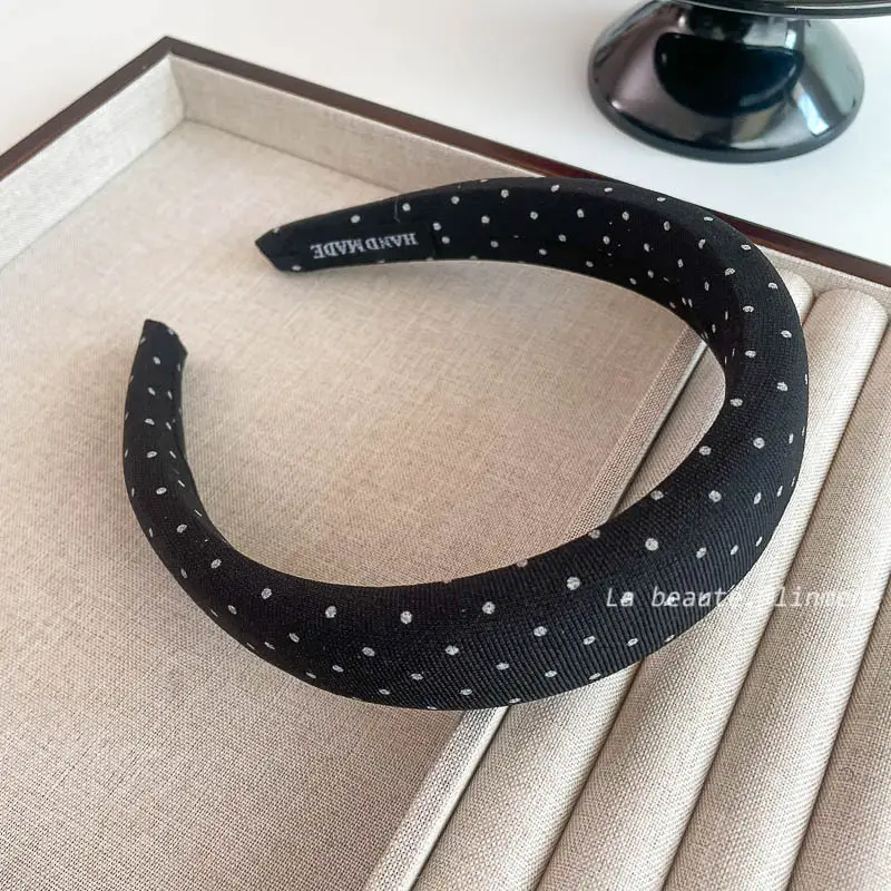 Black High-Cranial Hairband for Women - Image 107