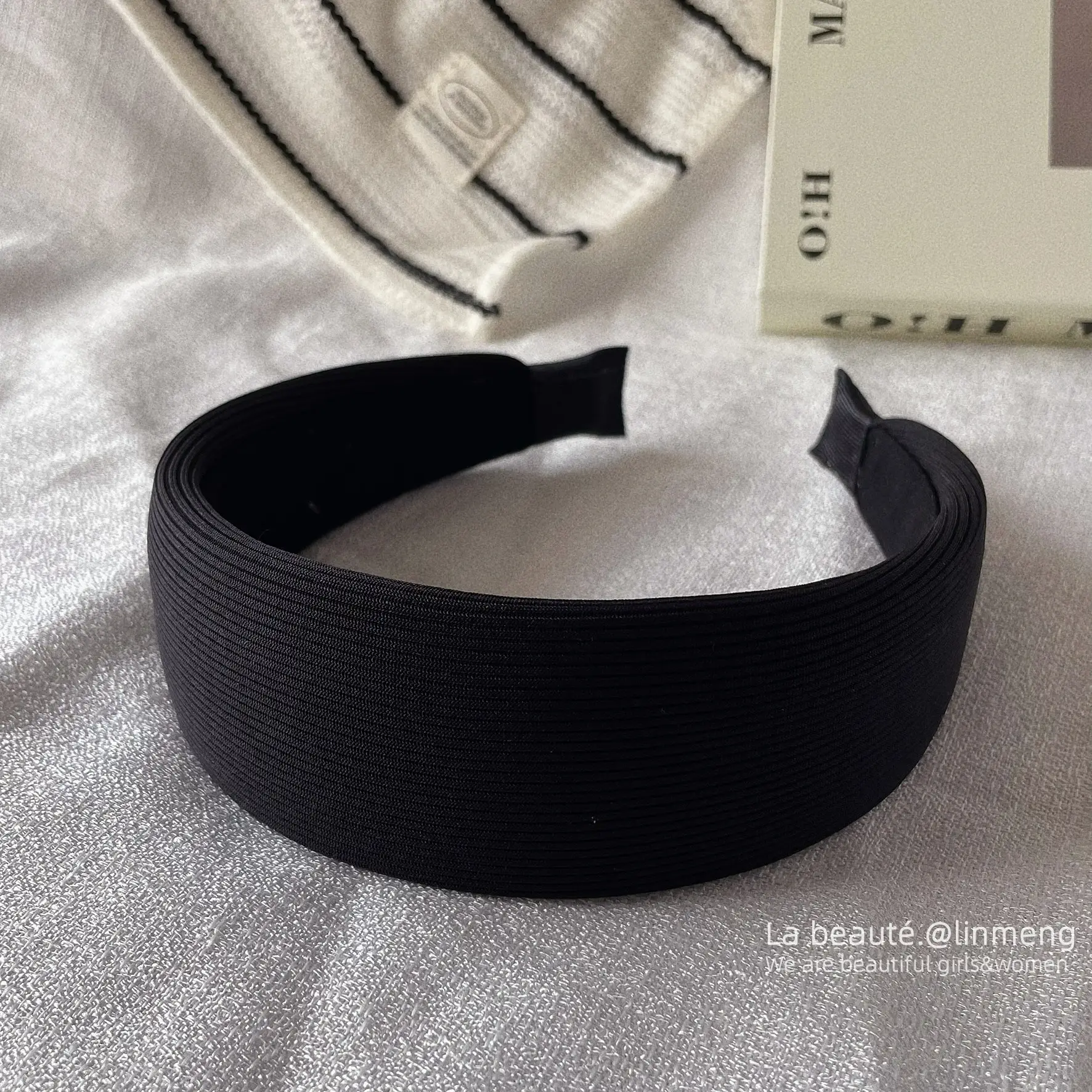 Black High-Cranial Hairband for Women - Image 113