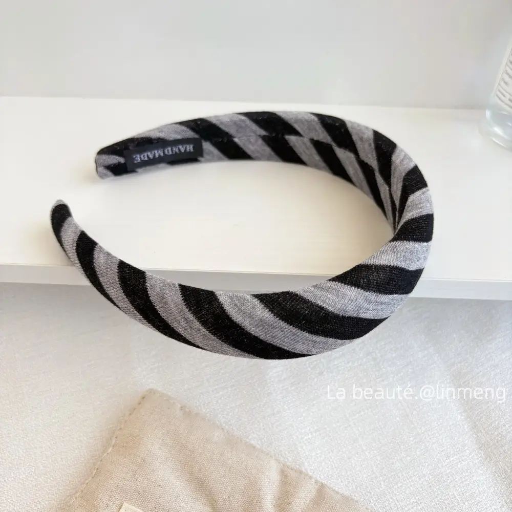 Black High-Cranial Hairband for Women - Image 124