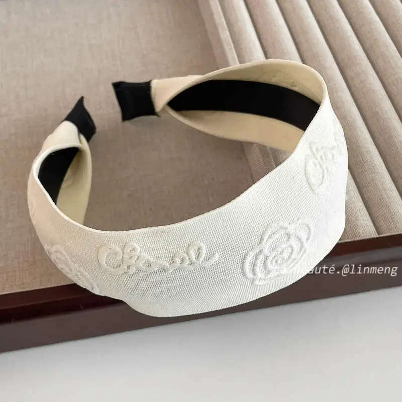 Black High-Cranial Hairband for Women - Image 128