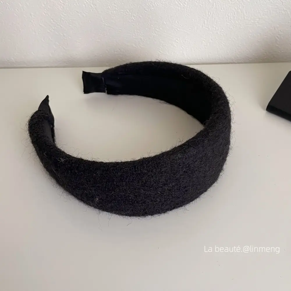 Black High-Cranial Hairband for Women - Image 19