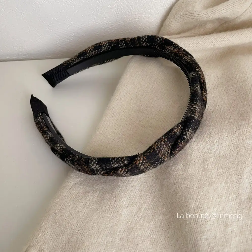 Black High-Cranial Hairband for Women - Image 20