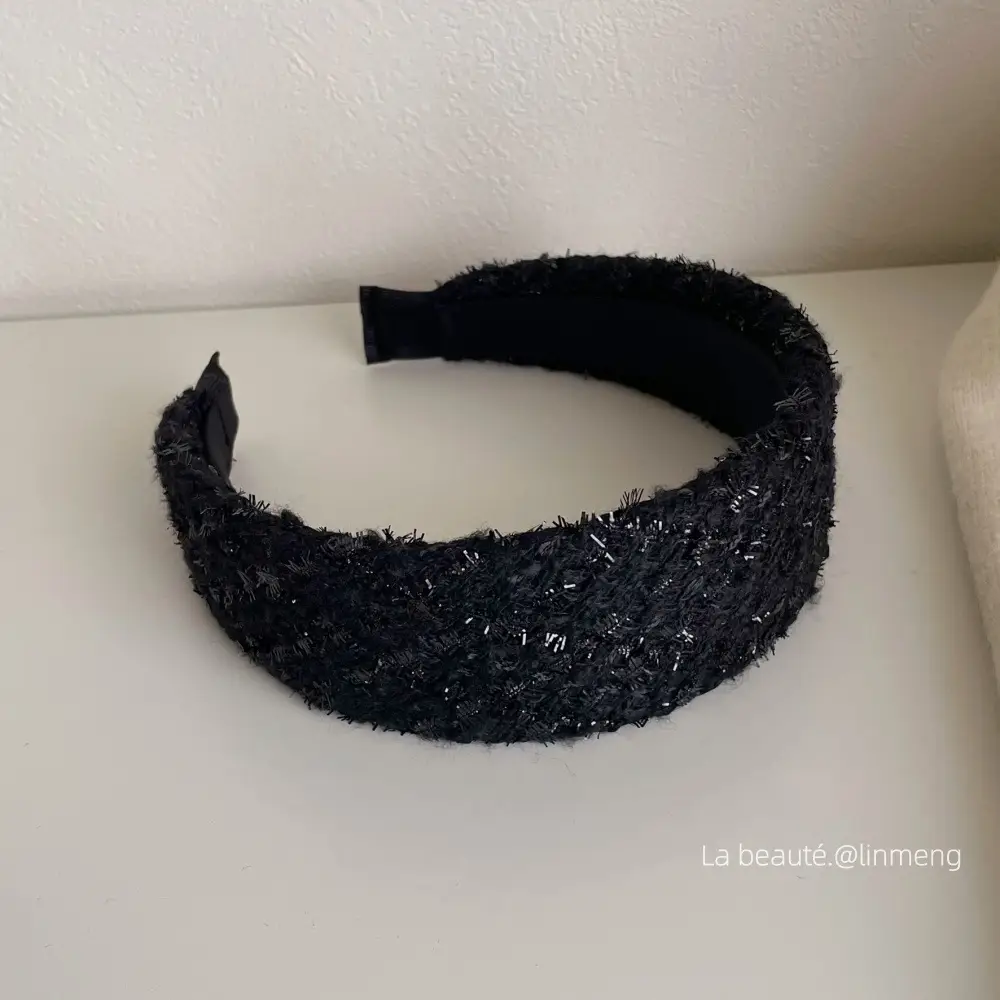Black High-Cranial Hairband for Women - Image 21