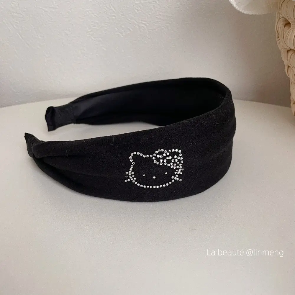 Black High-Cranial Hairband for Women - Image 22